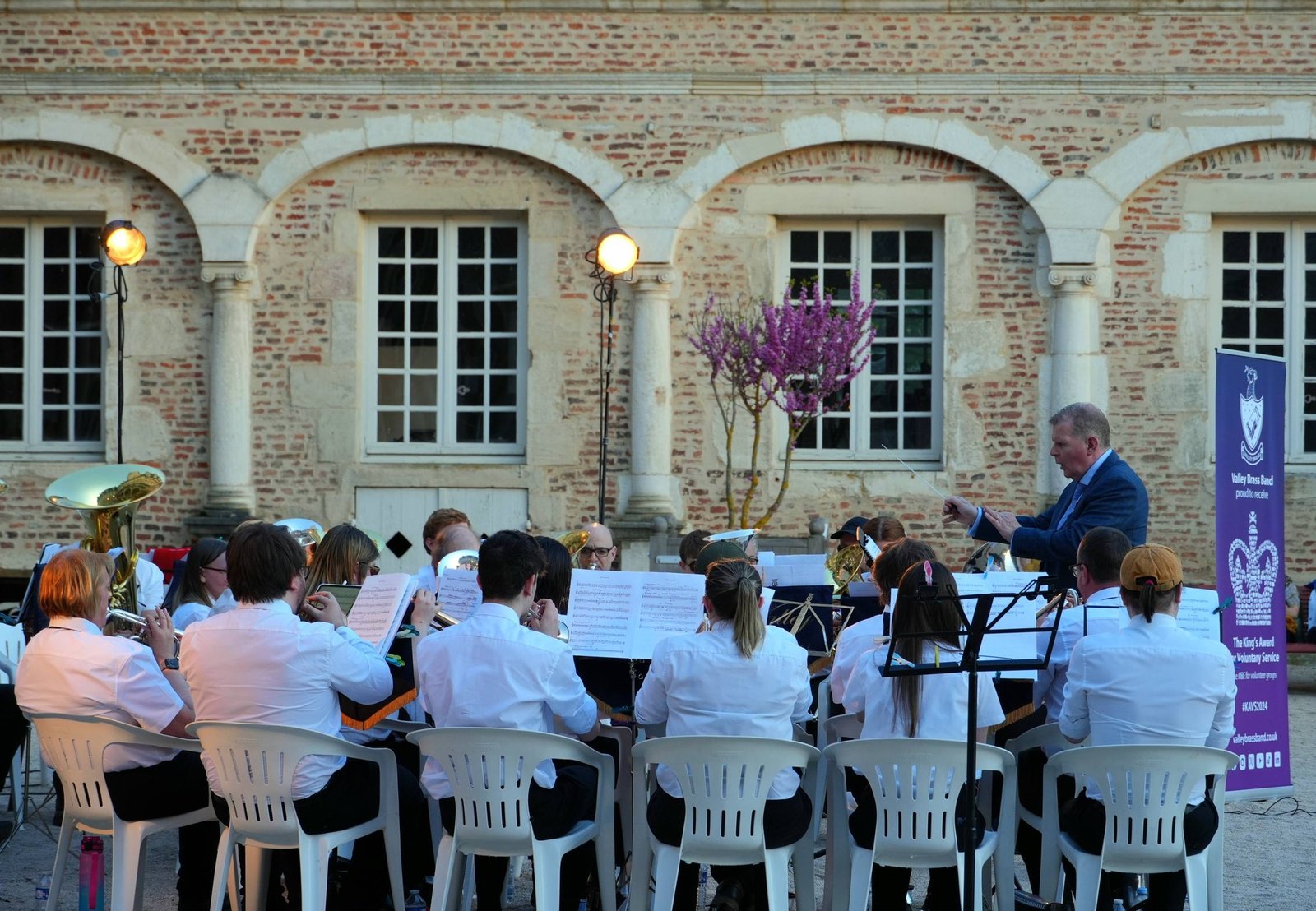 Valley Brass Band performing a concert